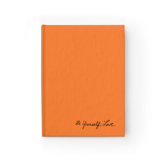 BYL The Sunflower Collection Journal - Ruled Line Orange