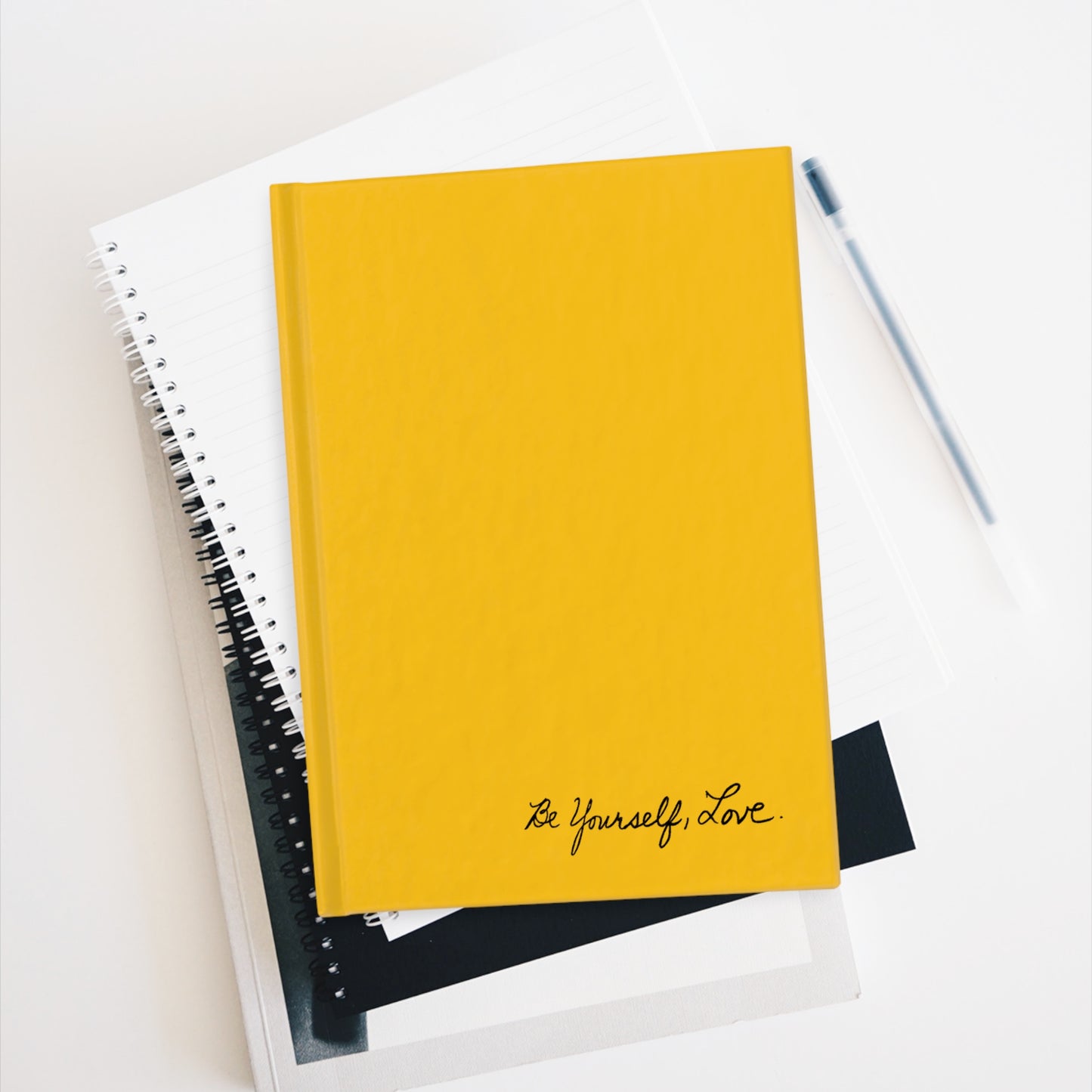 Be Yourself, Love. - The Sunflower Collection Journal - Ruled Line Yellow