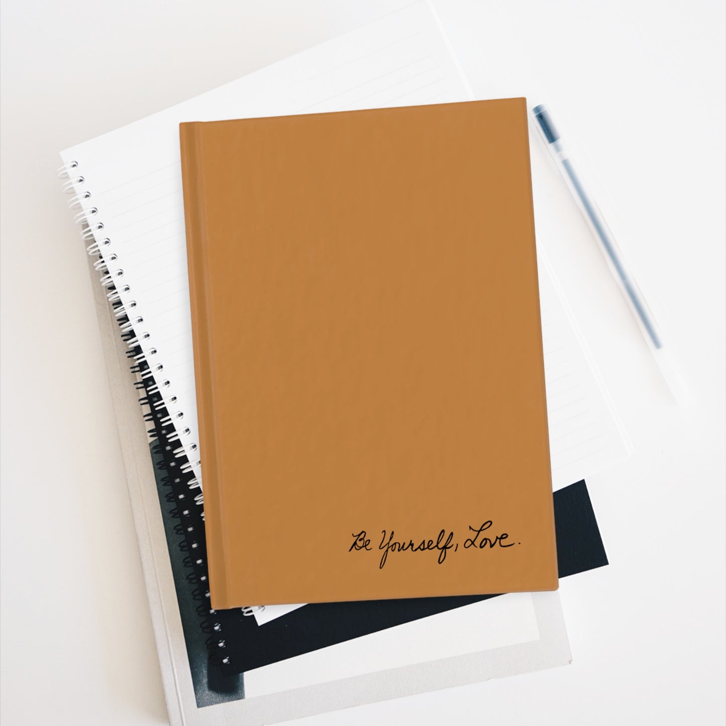 Be Yourself, Love. - The Sunflower Collection Journal - Ruled Line Light Brown