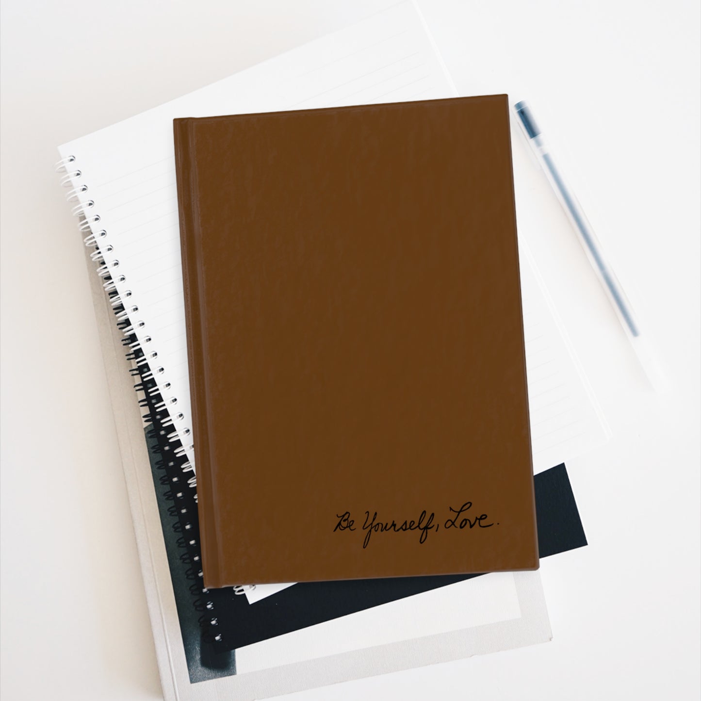 Be Yourself, Love. - The Sunflower Collection Journal - Ruled Line Brown