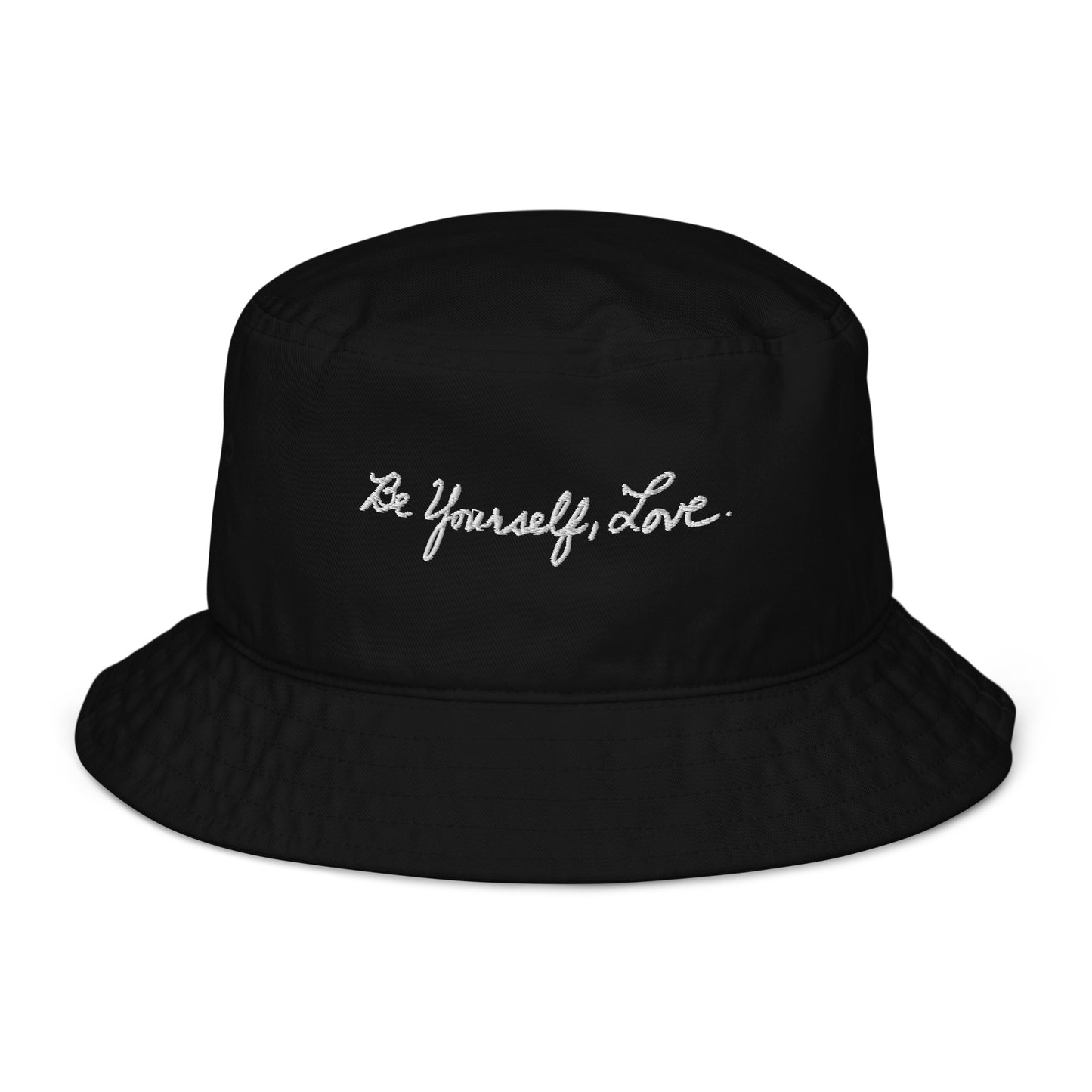BYL Black Organic Bucket Hat